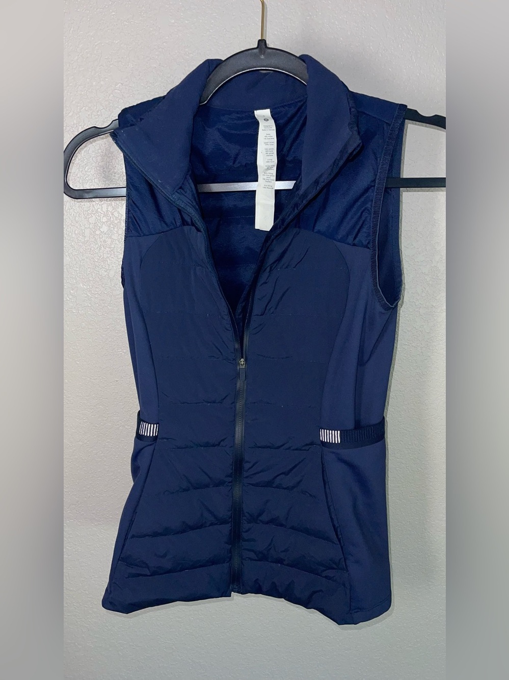 lululemon athletica Navy Sleeveless Quilted Vest